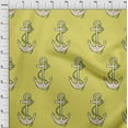 thumbnail image 4 of oneOone Cotton Flex Light Green Fabric Nautical Craft Projects Decor Fabric Printed By The Yard 40 Inch Wide, 4 of 6