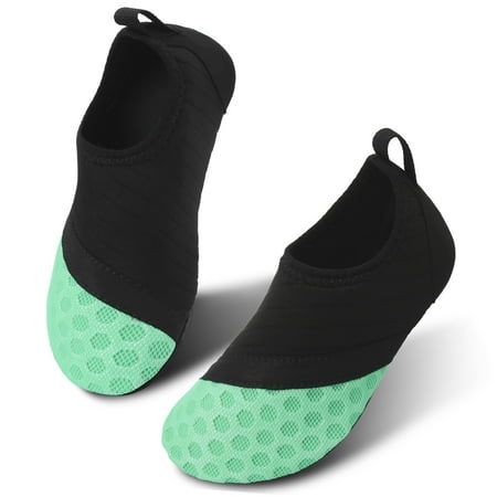

L-RUN Kids Water Shoes Girls Boys Toddler Non-Slip Quick Dry Aqua Socks for Beach Swim Walking Green US 1-2 M Little Kid