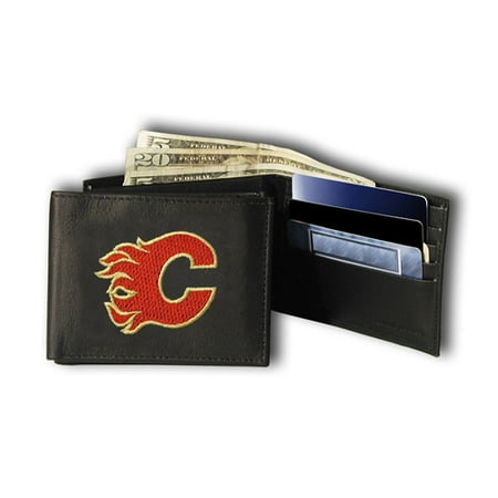 Calgary Flames NHL Embroidered Billfold Wallet