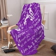 thumbnail image 4 of Happy Birthday Gift for Women,Best Friend Birthday Gift for Women,Purple Gift for Women,Birthday Gift for Women Friendship, Women Birthday Gifts, Women Birthday Blanket 60"X50", 4 of 5