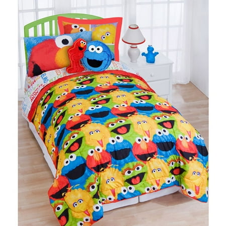 Sesame Street Comforter And Sham Set