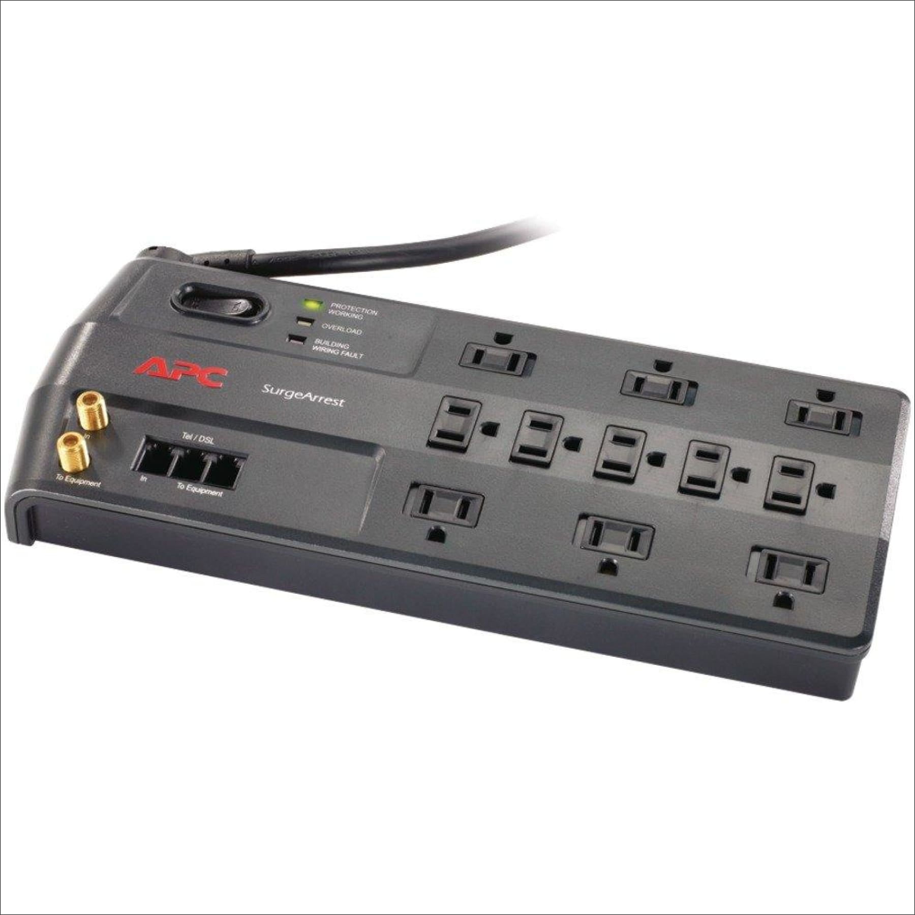APC Surge Protector with Telephone, DSL and Coaxial Protection, P11VT3