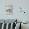 thumbnail image 3 of Stupell Industries Marriage Rules Home Family Inspirational Word Textured Design Super Canvas Wall Art by Daphne Polselli, 3 of 3