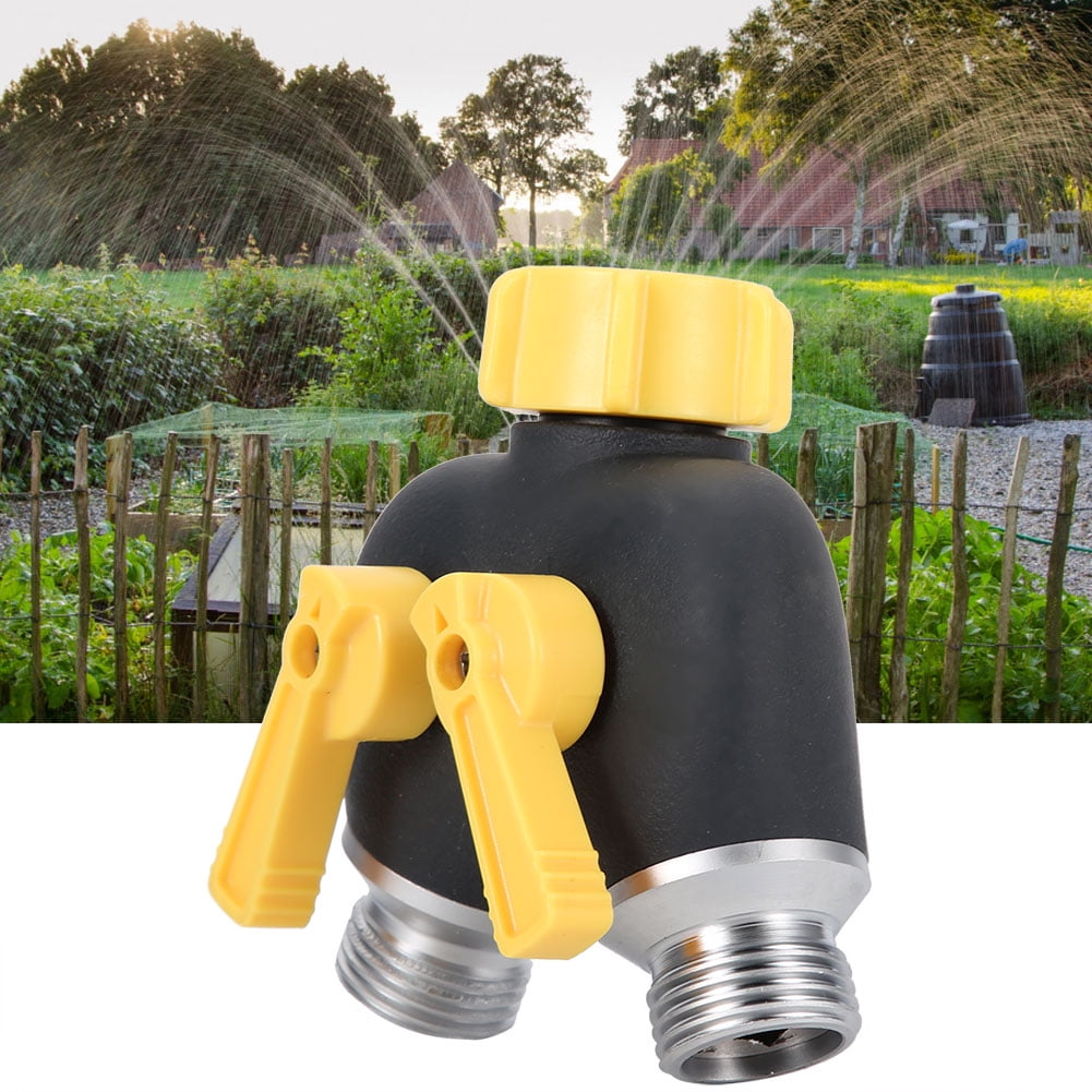 OTVIAP 3/4 MNPT DN20 Zinc Alloy Y Shape 2 Way Water Hose Valve