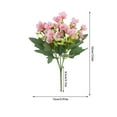 thumbnail image 2 of under $5 Usloyux 2PCS Artificial Flowers Silk Cherry Blossom Flowers Bouquet with Stem Fake Greenery Plastic Plants Branches for Wedding Floral Arrangement Table Centerpieces Decor, 2 of 5