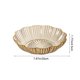 thumbnail image 3 of CaiYueKe Clear Flower Shape Fruit Bowl Snack Serving Tray High Quality Plastic Living Room Coffee Table Centerpiece Stackable Candy Dish Party Platter Elegant Decorative, 3 of 7