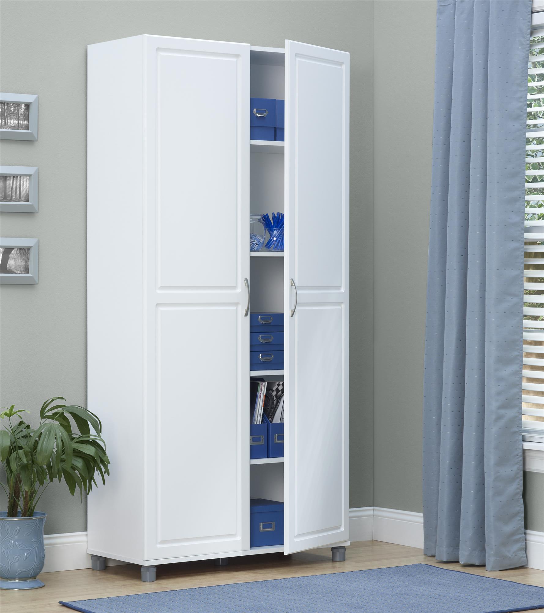 Systembuild Evolution Kendall 36" Utility Garage Storage Cabinet, White - image 5 of 13