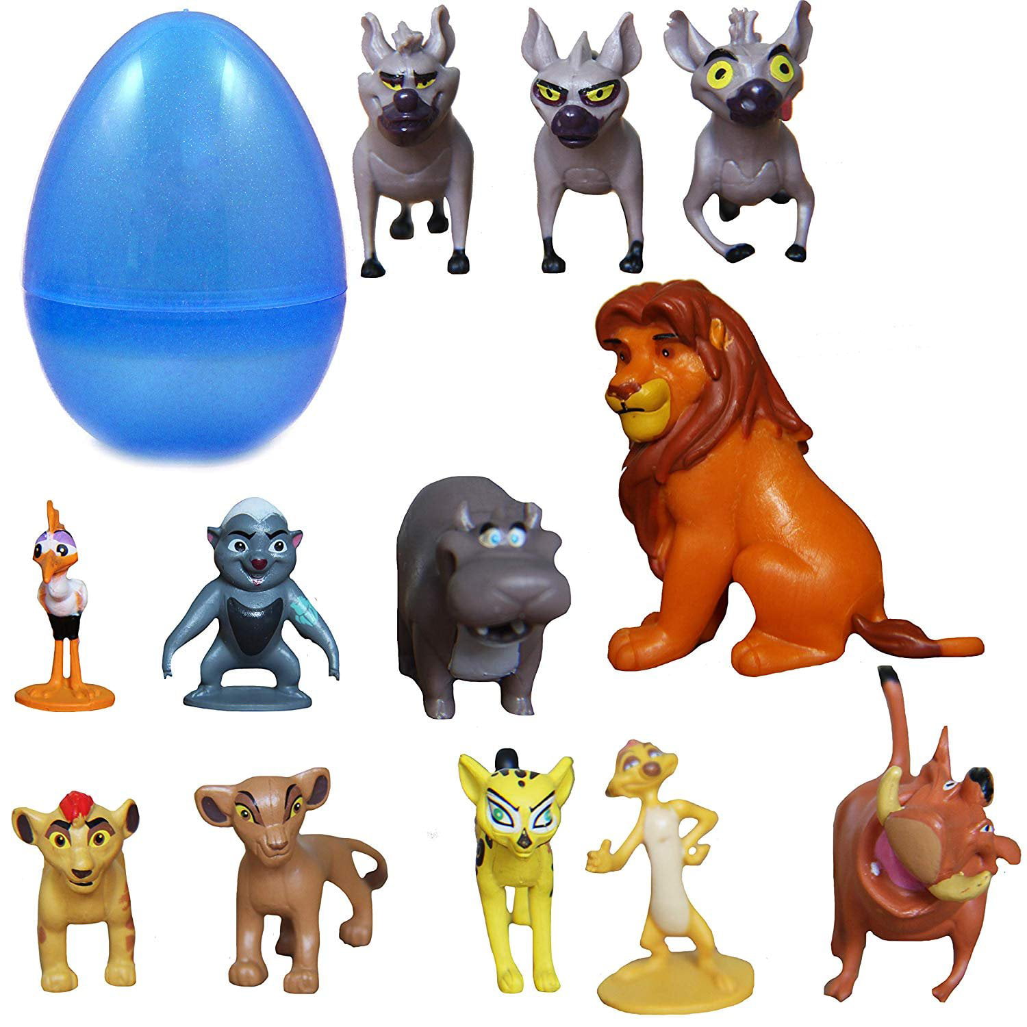 PARK AVE 12 Lion Guard Figures with Jumbo Egg Storage, 1-2