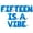 Blue, variant on Letter Balloons - FIFTEEN IS A VIBE 16" Inch Alphabet Letters Foil Mylar Balloon 15th Birthday Party Banner (Gold)