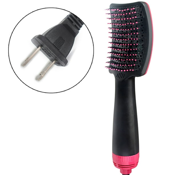 Portable One Step Hair Dryer With Brush Hot Air Brush Electric Blow Dryer Comb Hair Straightener Comb Curling Brush Walmart Com Walmart Com