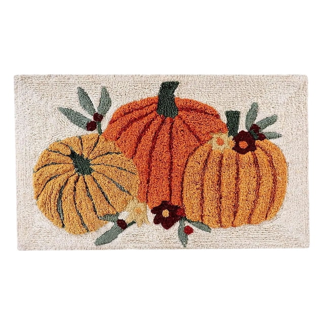 Fall Bathroom Rug Fall Rug For Bathroom Truck Bath Mat Autumn Pumpkin Decoration Soft Non Bath Mat Producers Choice Blanket And Heated Blanket Cheer Blankets And Throws for Girls Small Thin Blanket