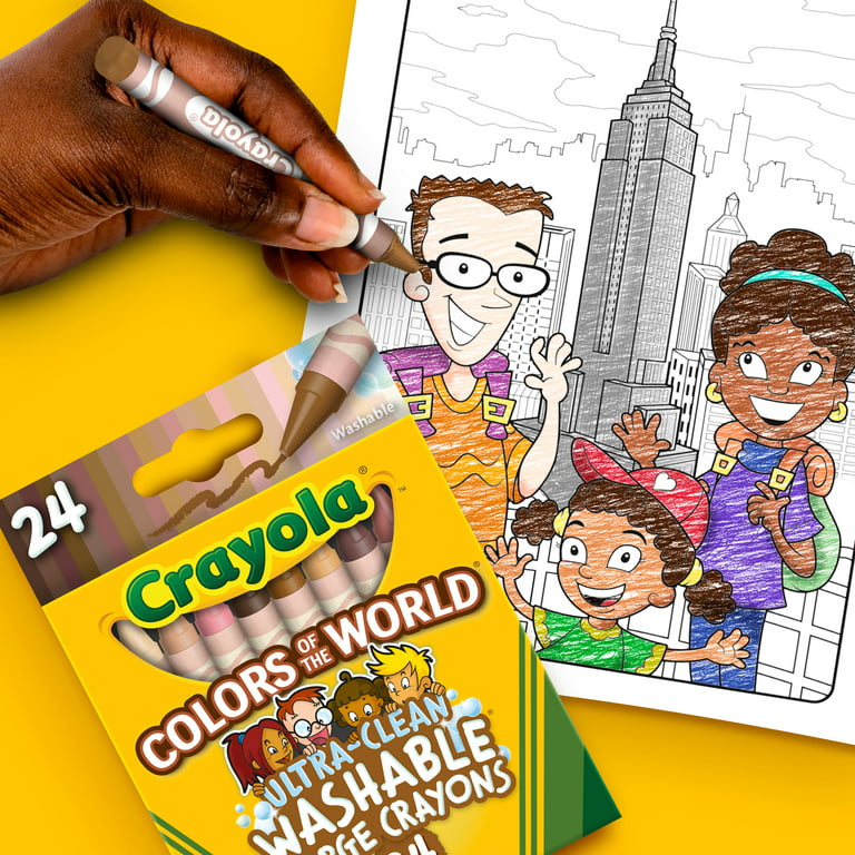 Crayola Colors of The World Washable Paint Set of 9