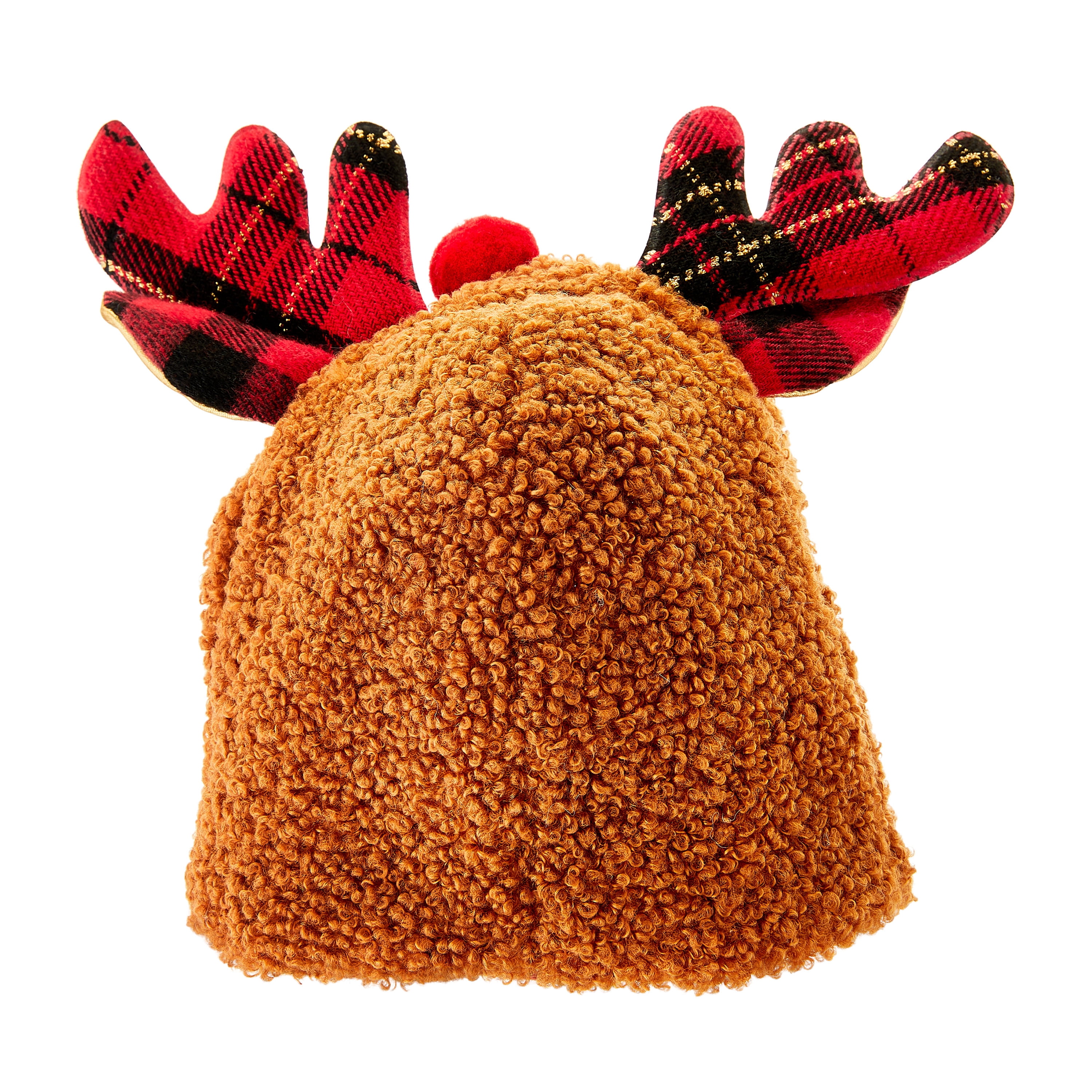 Vibrant Life Holiday Pet Reindeer Antlers Hat for Cats and Dogs, Brown, Extra Small/Small