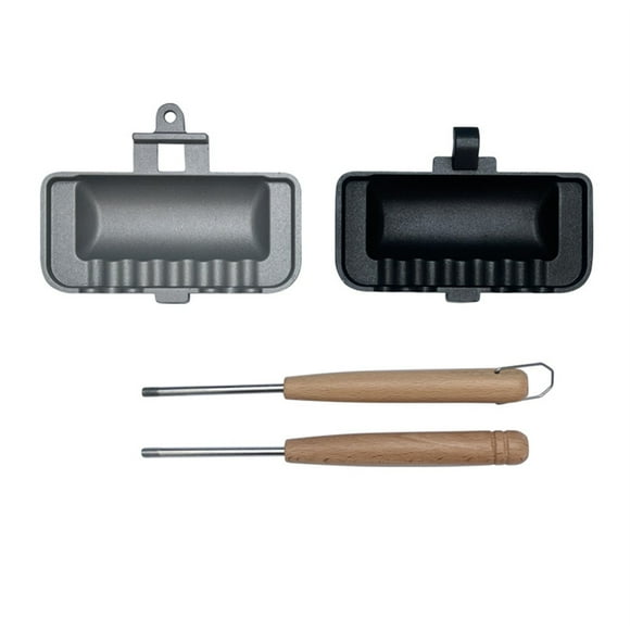 Hot Sandwich Maker Hot Dog Toaster Double Sandwich Baking Pan Double Frying Pan Grilled Cheese Maker Nonstick Sandwich Maker Flip Grill Pan For Breakfast Pancakes