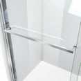 thumbnail image 3 of DreamLine Duet Plus 56-60 in. W x 72 in. H Semi-Frameless Bypass Sliding Shower Door Chrome, 3 of 5