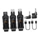 thumbnail image 3 of Sistema adaptador XLR inalámbrico Transmisor y receptor de guitarra Micrófono de condensador Ruido con 2 transmisor, 3 of 8