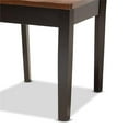 thumbnail image 6 of Bowery Hill Brown and Walnut Brown Finished Wood 5-Piece Dining Set, 6 of 9