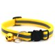 thumbnail image 1 of Collar amarillo antiestrangulamiento de 2 piezas para gatitos y cachorros, ajustable, reflectante, con cascabel y hebilla de seguridad, apto para la mayoría de gatos domésticos., 1 of 5