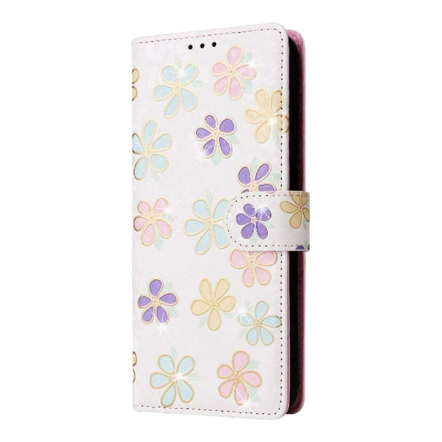 FOXDOCK Floral Wallet Phone Case for Google Pixel 9/9 Pro , PU Leather Flip Case with Card Slots, Shockproof Kickstand Folio Cover