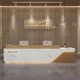 thumbnail image 1 of Bar Podium Reception Desk Office Counter Hotel Conference Mobile Beauty Reception Desk Lectern Mostrador Recepcion Furniture My Lux Decor Round, 1 of 7