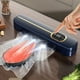 thumbnail image 2 of Máquina selladora al vacío | Sellador automático al vacío de alimentos: sistema de conservación, almacenamiento y empaque de alimentos para alimentos frescos | Material ABS | 1 pieza | Verde/Azul, 2 of 9
