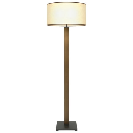 Best Choice Products 60in Modern Luxury Lighting Column Floor Lamp for Living Room, Bedroom w/ Square Base - (Coc Best Base Th5)