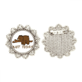 thumbnail image 1 of EsES Basura de sueño de oso Broche de plata Unbranded M, 1 of 3