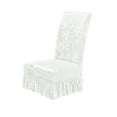 thumbnail image 2 of Thickened Velvet Stretch Chair Cover with Skirt, High-Elastic Universal Slipcover for High-Back Dining Chairs – Wrinkle-Free, Non-Slip Seat Protector for Home Hotel Wedding Banquet Decor, 2 of 6