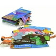 thumbnail image 4 of Dosaele 1pc Baby Soft Cloth Book  Tear-Resistant Early Educational Jungle Animal Tail Cloth Book  Infant Toy  Birthday Gift, 4 of 6