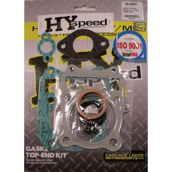 HYspeed Top End Head Gasket Kit Set Suzuki LTZ250 Z250 Quadsport 04-09 Ozark 250