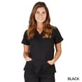 thumbnail image 1 of ULTRASOFT WOMENS MOCK WRAP SCRUB TOP 12 COLORS XXS-2XL, 1 of 1