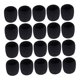 thumbnail image 5 of Juego de 10 micrófonos inalámbricos de largo alcance UHF, inalámbricos, de mano, dinámicos para voz. 20 unidades negras, 5 of 9