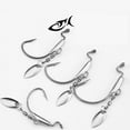 thumbnail image 4 of Weighted Swimbait Hooks, Bladed EWG Hooks for Bass Fishing, E* Wide Worm Underspin Weedless, 4 of 4
