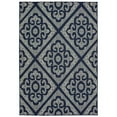 thumbnail image 3 of Style Haven  Marianna Medallion Lattice Navy/Beige Indoor-Outdoor Rug 2'5" x 4'5" 3' x 5' Accent, Outdoor, Indoor Entryway, Bathroom, Patio Rectangle, 3 of 5