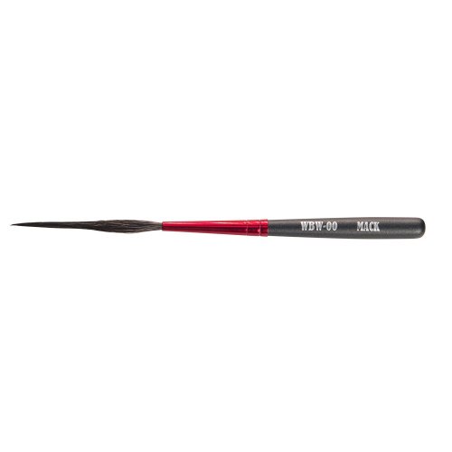 Andrew Mack Wizard Black Widow Scroll Striper Brush Series WBW Size 00 by Andrew Mack Brush