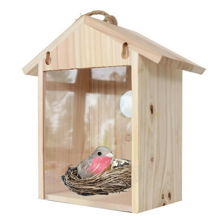 Waterproof &amp; durable: The nest box for tits is completely screwed together with brass screws and