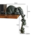 thumbnail image 4 of Baby Elephant 3 Two Set Etc Sitter Of Hand-Painted Figurines Home, 4 of 9