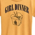 thumbnail image 3 of Instant Message - Girl Dinner Chinese Takeout - Women's Short Sleeve Graphic T-Shirt, 3 of 7
