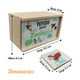 thumbnail image 2 of Juego De Mesa Didáctico Bilingüe Distribuidora A$C Animales De Zoológico Madera, 2 of 5