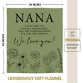 thumbnail image 6 of Nana Gifts, Gifts for Nana Blanket, Nana Birthday Gifts, Nana Gifts from Grandkids, Nana Gifts for Mothers Day Christmas, Super Soft Flannel Throw Blanket for Nana 50" x 60", Grass Green, 6 of 6