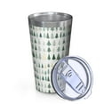 thumbnail image 2 of 16oz Tumblers Green Christmas Tree Pattern Stainless Steel Vacuum Insulated Double Wall Travel Tumbler Cups Mug with Lid and Straw,Cleaning Brush for Coffee,Tea, 2 of 4