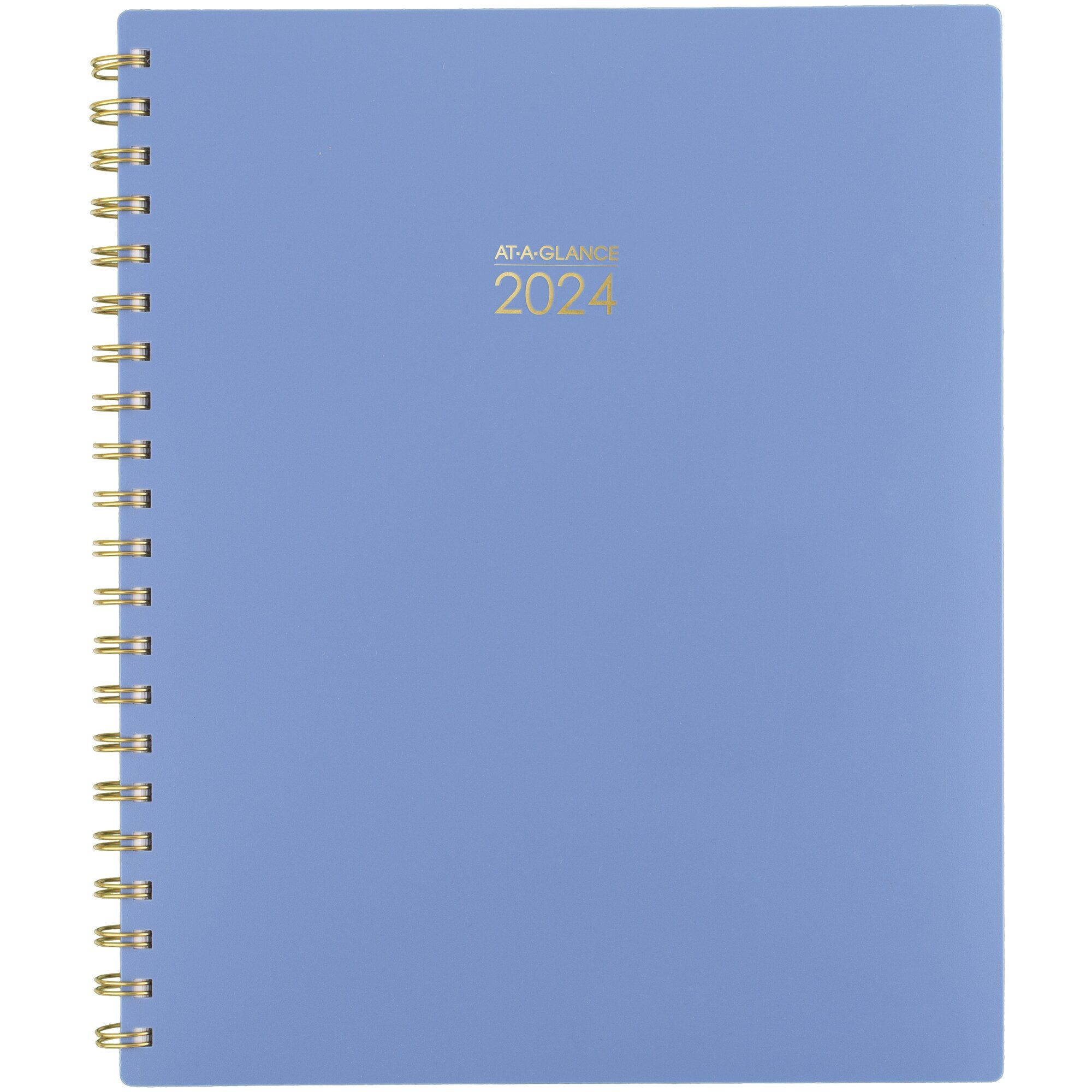 ATAGLANCE Harmony 2024 Weekly Monthly Planner Blue Large 8 12 x 11