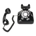 thumbnail image 4 of Teléfono retro clásico con dial de botones decorado con cable, teléfono fijo para casa, oficina y negocios, color negro., 4 of 14