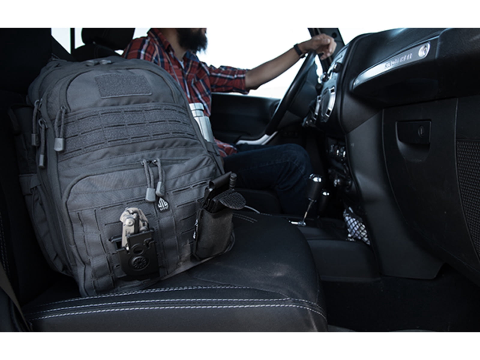 UTG® Overbound Pack, 12"x6"x18", 600D Nylon, Gun Metal