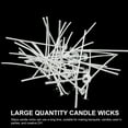 thumbnail image 2 of Mistaha 50PCS Candle Wicks Pre Waxed Wicks Candle Making Kit Cotton Pre-Waxed Candle Wicks for Candle Making DIY 6 Inch Long Lasting, 2 of 7