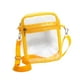 thumbnail image 2 of Bolso Transparente Bolso Cruzado Transparente Correa Ajustable Duradera Bolso de Mano Impermeable Bolso Transparente Monedero Transparente para Deport amarillo pequeño, 2 of 7