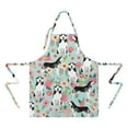 thumbnail image 2 of Husky and Pioneer Flower Apron-Garden Aprons for Women with Pockets-Cotton Linen Waterproof Kitchen Cooking Gardening Aprons Adjustable for Kitchen,Cooking,BBQ and Salon 33x27 Inch, 2 of 7