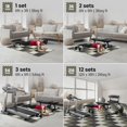 thumbnail image 3 of Juego de pisos para gimnasio BeMaxx, 18 unidades, alfombrillas de espuma EVA entrelazadas, 3 of 9