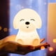 thumbnail image 1 of Luz nocturna para niños, luz nocturna para niños para niñas, bebés y niños pequeños, linda luz nocturna para cachorros, lámparas nocturnas de silicona suave para animales de perros, lámpara LED recargable por USB - Perro Kuyhfg Bienvenido a Kuyhfg, 1 of 5