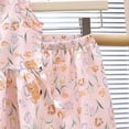thumbnail image 5 of KPOPLK Girls 2 Piece Summer Outfit Sleeveless Dress Tank Top and Shorts Set, Toddler Little Girls Beach Clothes(3-4 Years,Pink), 5 of 6